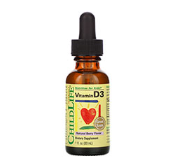 VITAMIN D3 (natürlicher Beerengeschmack) (1 fl oz) 30ml by Childlife-Nutrition For Kids