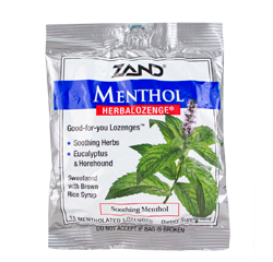 MENTHOL KRÄUTERLUTSCHTABLETTEN mit Zink (beruhigendes Menthol) 15 Lutschtabletten by ZAND