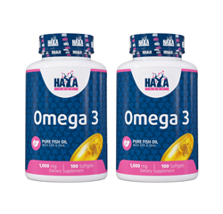 OMEGA 3 1000mg 200 Gelkapseln SPARPAKET by Haya Labs                                                                         