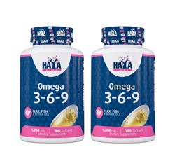 OMEGA 3-6-9 1200mg 200 Gelkapseln SPARPAKET by Haya Labs                                                                     