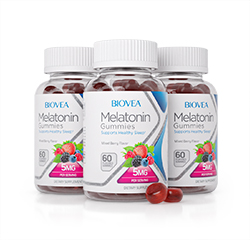 MELATONIN-FRUCHTGUMMIS 5 mg (Mixed Berry) 180 Fruchtgummis SPARPAKET by BIOVEA                                               