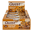 Bild von QUEST NUTRITION PROTEIN RIEGEL (Schokoladensplitter Plätzchenteig) (Keto) 12 Riegel