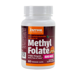 METILFOLATO 400mcg 60 Cápsulas Vegetarianas by Jarrow Formulas