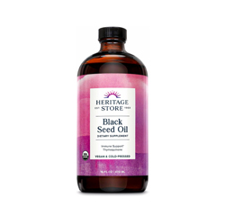 ACEITE DE SEMILLA NEGRA (Orgánico, natural, prensado en frío) (16 fl oz) 480ml by Heritage Store