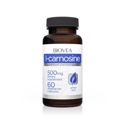 L-CARNOSINA 500mg 60 Cápsulas Vegetarianas by BIOVEA