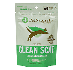 DESODORANTE PARA GATOS CLEAN SCAT 45 Unidades Masticables by Pet Naturals