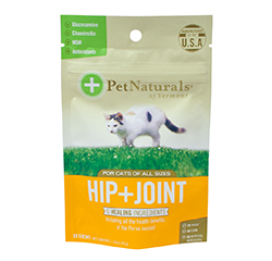 HIP + JOINT - CADERA + ARTICULACIONES PARA GATOS 30 Unidades Masticables by Pet Naturals
