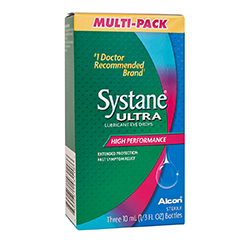 SYSTANE ULTRA LUBRICATING EYE DROPS Three 10ml Bottles by Alcon