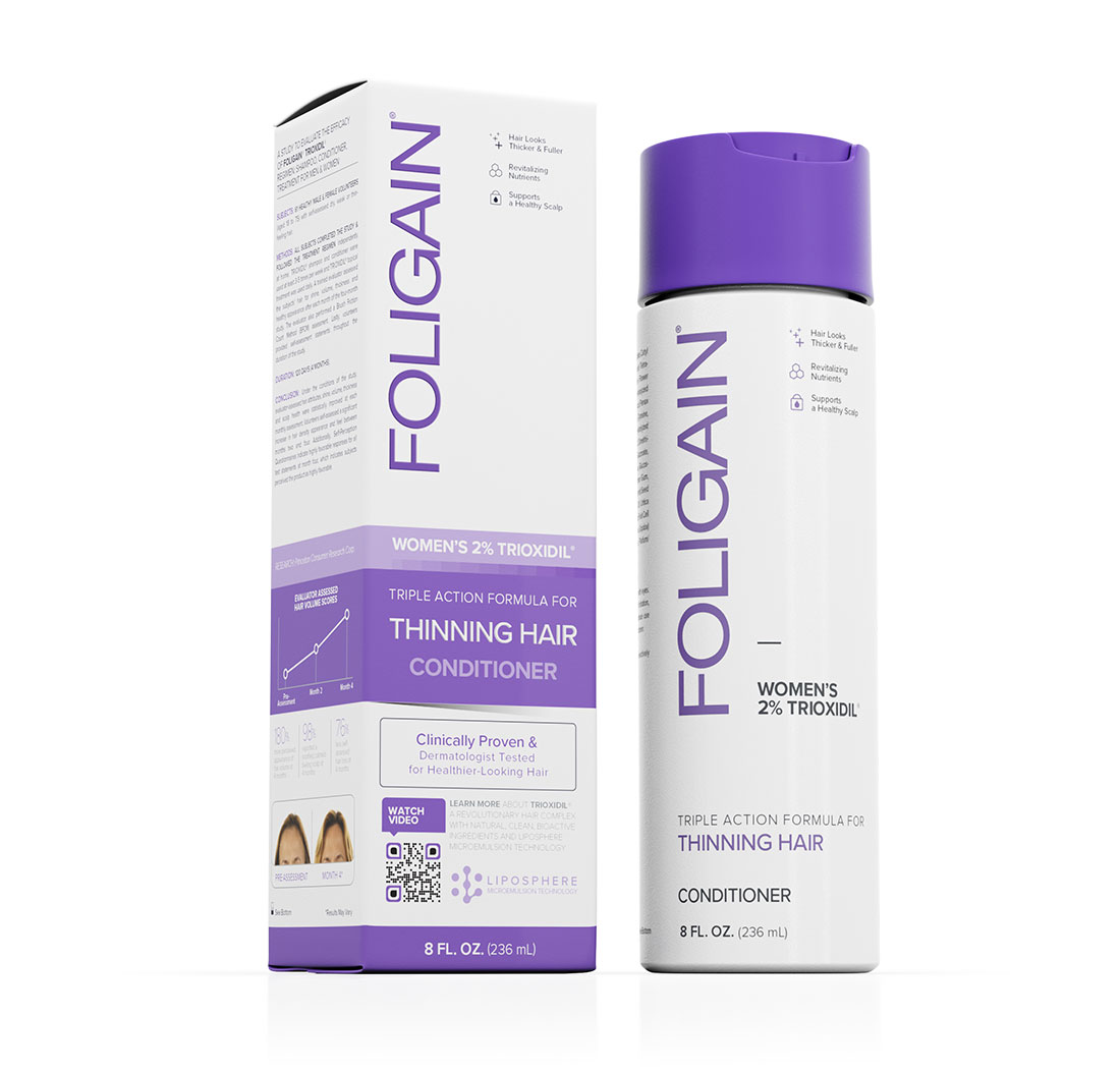 FOLIGAIN FOLIGAIN APRÈS-SHAMPOOING POUR LA REPOUSSE DES CHEVEUX Pour Femmes avec Trioxidil® 2% (8 fl oz) 236ml