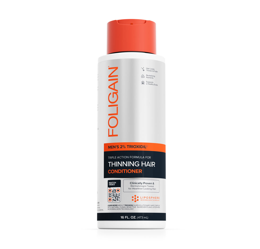 FOLIGAIN FOLIGAIN APRÈS-SHAMPOOING POUR LA REPOUSSE DES CHEVEUX Pour Hommes avec Trioxidil® 2% (16 fl oz) 473ml