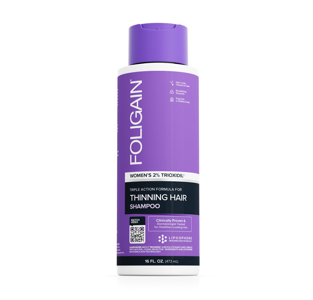FOLIGAIN FOLIGAIN SHAMPOOING POUR LA REPOUSSE DES CHEVEUX Pour Femmes avec Trioxidil® 2% (16 fl oz) 473ml