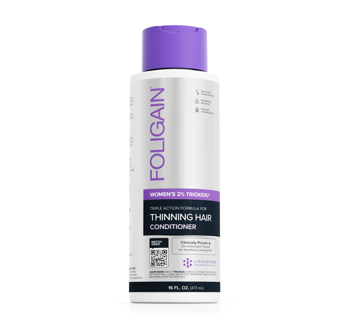 FOLIGAIN FOLIGAIN APRÈS-SHAMPOOING POUR LA REPOUSSE DES CHEVEUX Pour Femmes avec Trioxidil® 2% (16 fl oz) 473ml
