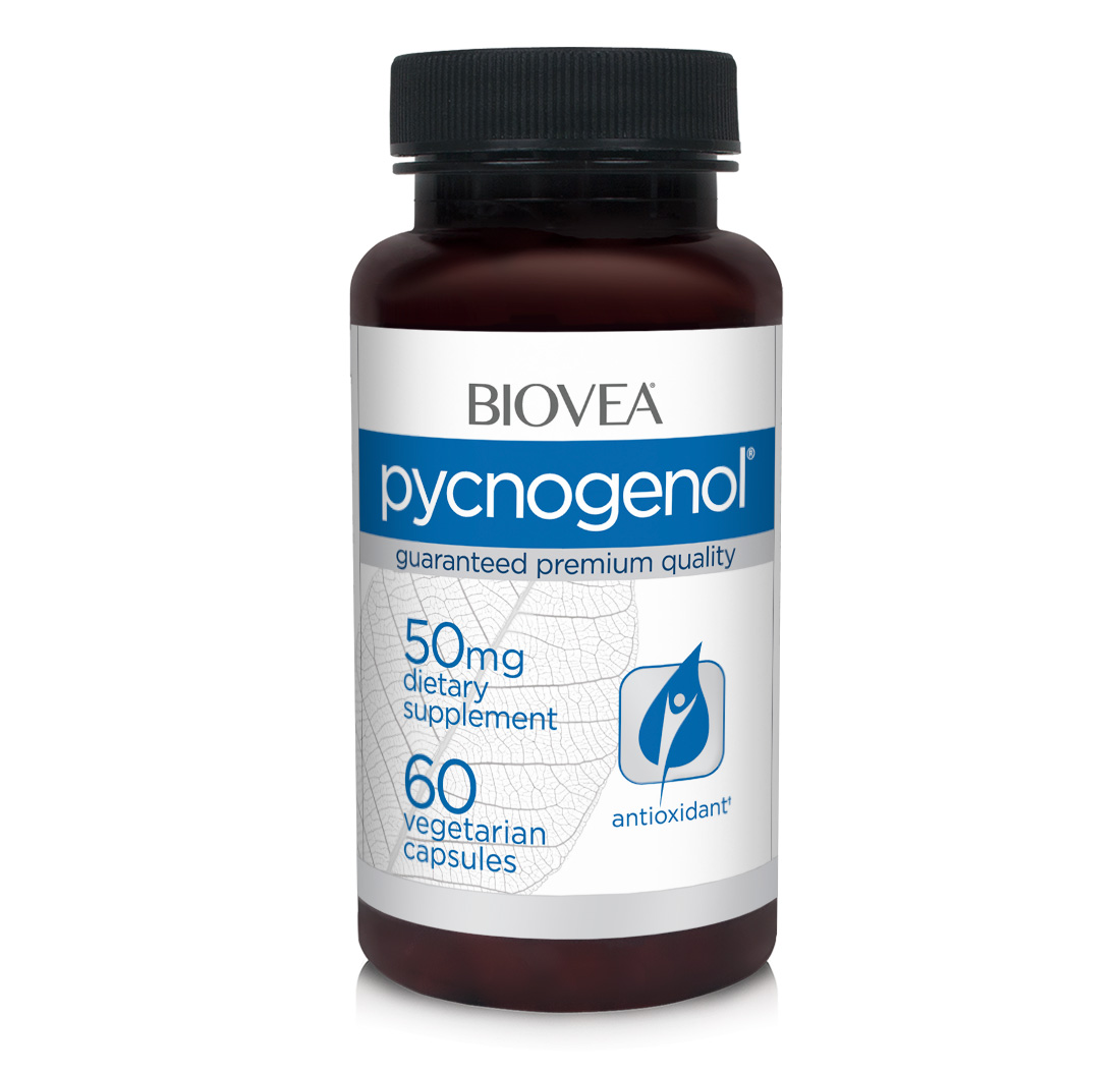 Pycnogenol 50mg 60 Capsules Végétariennes BIOVEA