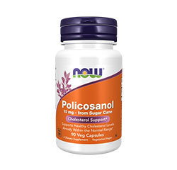 POLICOSANOL 10mg 90 Vegetarian Capsules by NOW