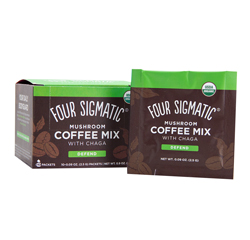 MUSHROOM COFFEE MIX with Coryceps & Chaga (Immune Support) (Organic) 10 Packets by Four Sigmatic
