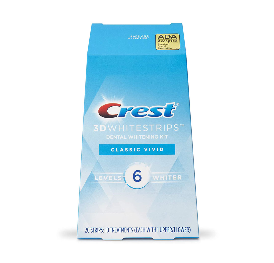 CREST 3D WHITE - WHITESTRIPS VIVID 10 Trattamenti Sbiancanti