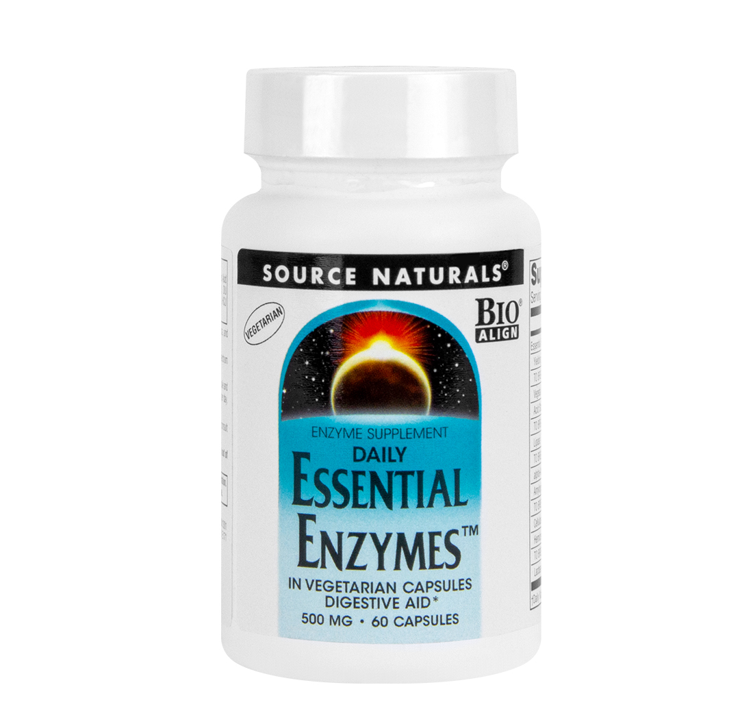 INTEGRATORE QUOTIDIANO DI ENZIMI ESSENZIALI 500mg 60 Capsule vegetariane
