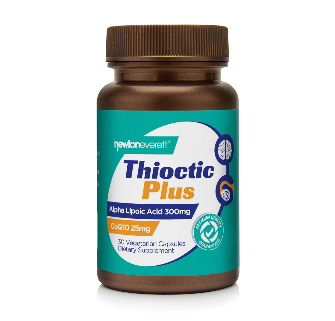 Thioctic Plus Acido Alfa Lipoico 300mg Coq10 25mg 30 Capsule Vegetariane Da Newton Everett Nutraceuticals Biovea Italia