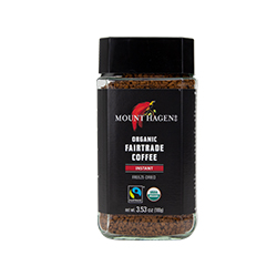 ORGANIC FAIR TRADE INSTANT COFFEE (Freeze Dried) (3.53oz) 100g by Mount Hagen