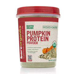 BareOrganics PUMPKIN PROTEIN POWDER (Roasted Organic) (12oz) 340g by BareOrganics