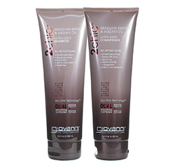 2CHIC BRAZILIAN KERATIN & ARGAN OIL ULTRA-SLEEK SHAMPOO & CONDITIONER VALUE PACK by Giovanni
