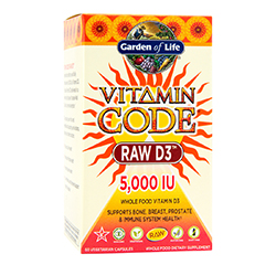 VITAMIN CODE RAW D3 5000 IE 60 vegetarische capsules by Garden of Life