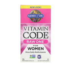VITAMIN CODE RAW ONE (For Women) 75 Capsules by Garden of Life