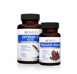 OMEGA-3 OIL & MUCUNA DOPA VALUE PACK by BIOVEA