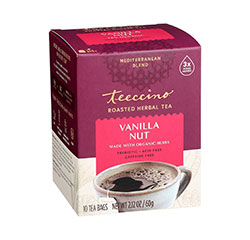VANILLA NUT ROASTED HERBAL TEA 10 Bags by Teeccino Cafe