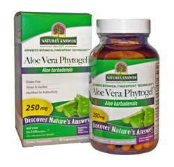 ALOE VERA PHYTOGEL 250mg 90 Capsules by Natures Answer