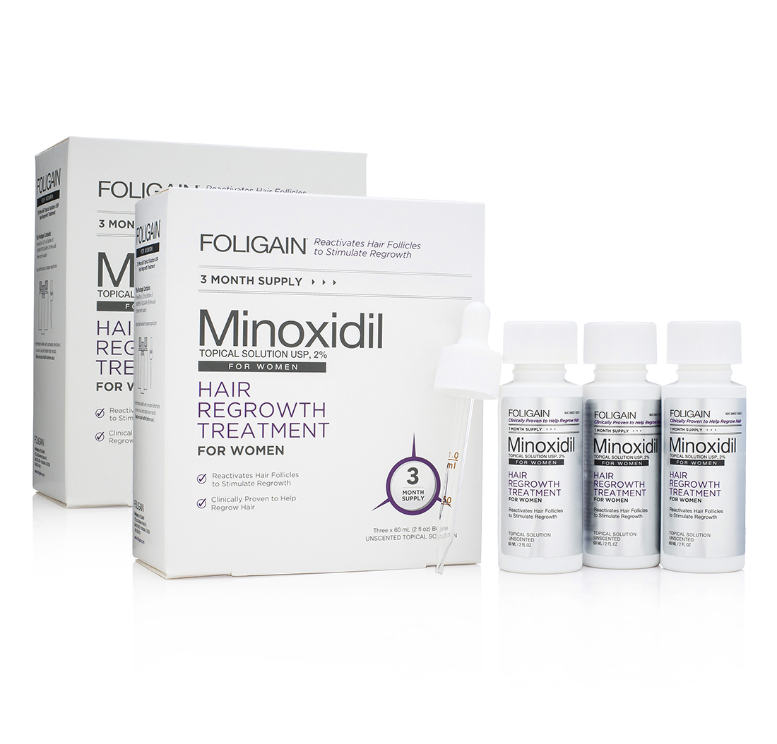 Foligain Minoxidil 2 Hair Regrowth Treatment For Women 12 Fl Oz