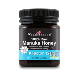 100% RAW MANUKA HONEY Kfactor 12 (8.8oz) 250g by Wedderspoon Organics