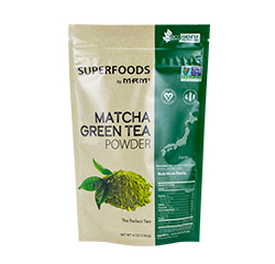 MATCHA GREEN TEA POWDER (Raw, Vegan, Superfood) (6oz) 170g by MRM