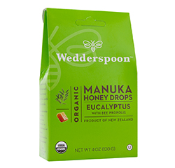 ORGANIC MANUKA LOZENGES (Eucalyptus) (4oz) 120g by Wedderspoon Organics