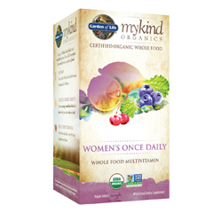 MYKIND ORGANICS WOMEN'S ONCE DAILY (Organic) 60 Tablets by Garden of Life