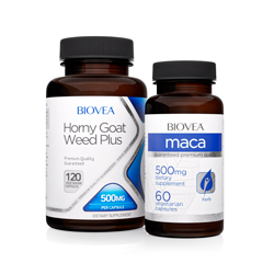 HORNY GOAT WEED PLUS & MACA MENS SEXUAL HEALTH VALUE PACK by BIOVEA
