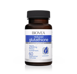 REDUCED GLUTATHIONE 250mg 60 Vegetarian Capsules by BIOVEA