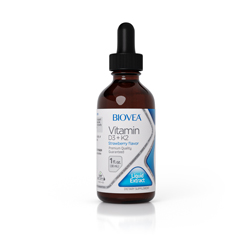 VITAMIN D3 5,000 IU / K2 100mcg LIQUID DROPS (1 fl oz) 30ml by BIOVEA                                                        