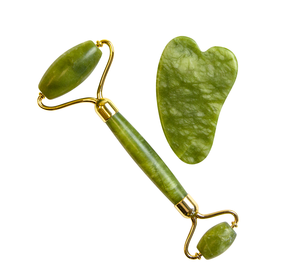 JADE ROLLER GUA SHA FACIAL TOOLS by BIOVEA BIOVEA UK