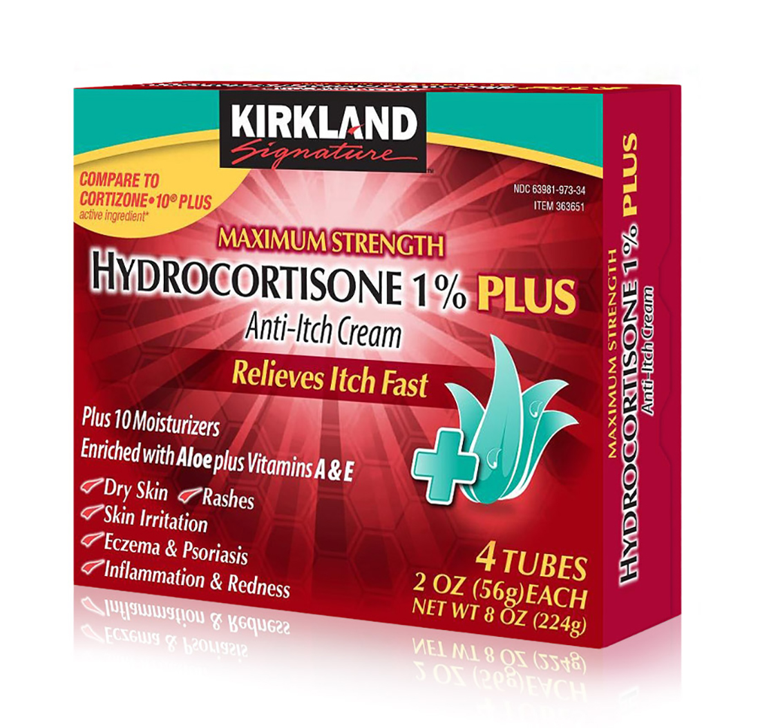 Hydrocortisone Cream 1% Aloe Four Tubes