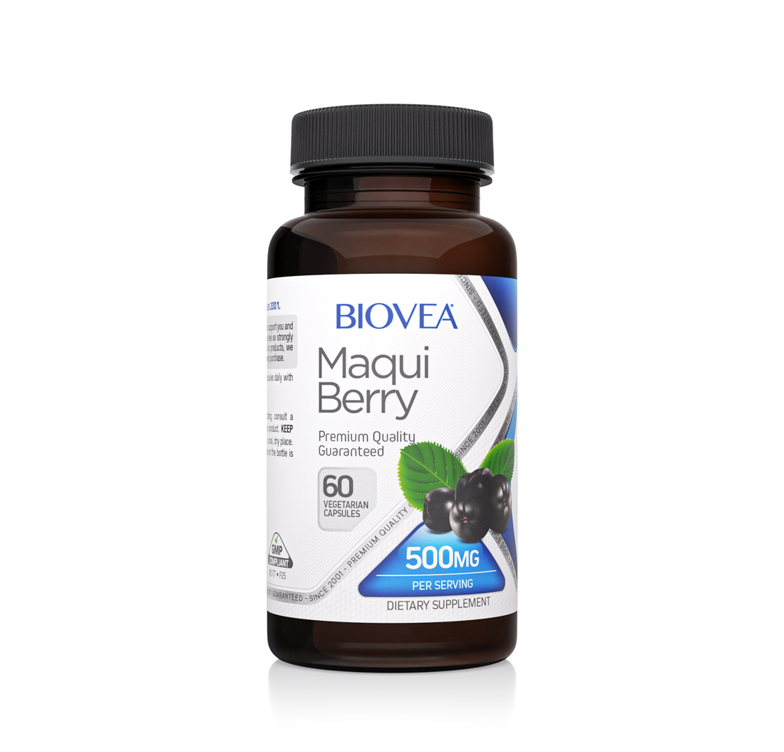 Maqui Berry 500mg 60 Capsules | BIOVEA Supplements
