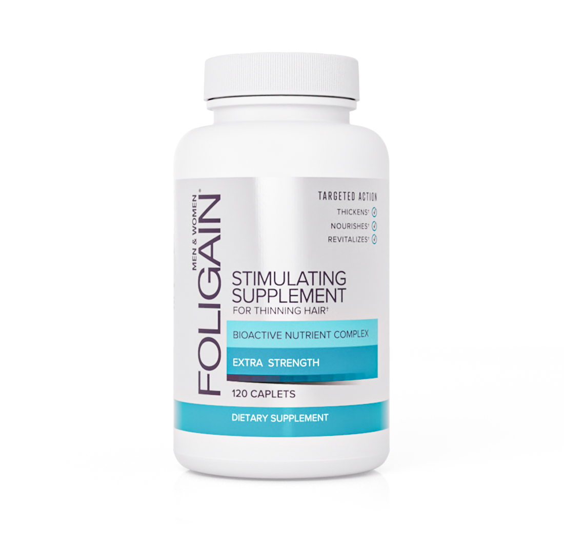 FOLIGAIN STIMULATING HAIR REGROWTH SUPPLEMENT 120 Caplets by FOLIGAIN - BIOVEA UK FOLIGAIN STIMULATING HAIR REGROWTH SUPPLEMENT 120 Caplets by FOLIGAIN - BIOVEA UK