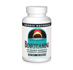 BENFOTIAMINE 150mg 60 Tablets by Source Naturals