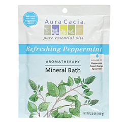 MINERAL BATH SALT (Refreshing Peppermint) 1 Packet by Aura Cacia