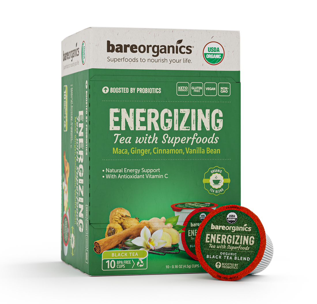 BareOrganics ENERGIZING TEA (Organic 