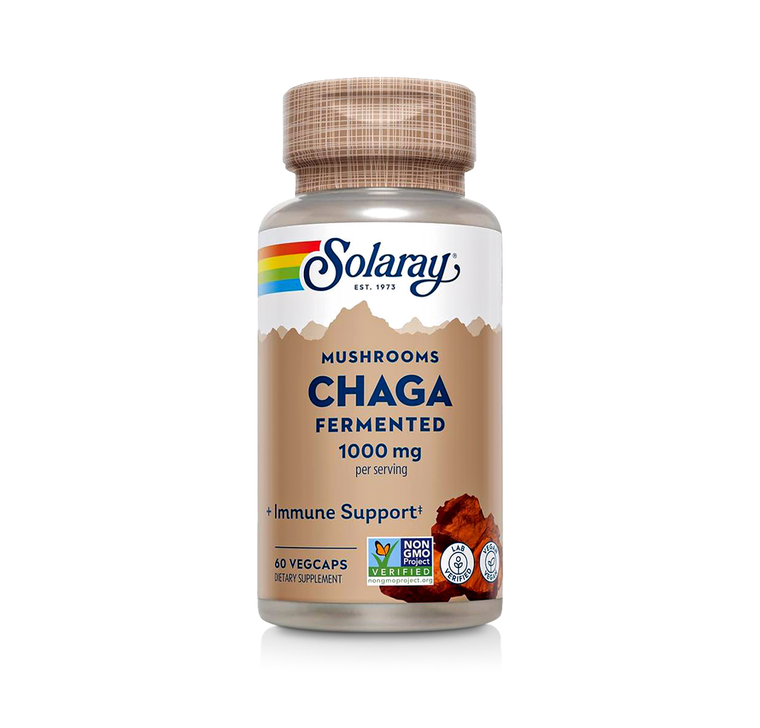 FERMENTED-CHAGA MUSHROOM 500mg 60 Vegetable Capsules