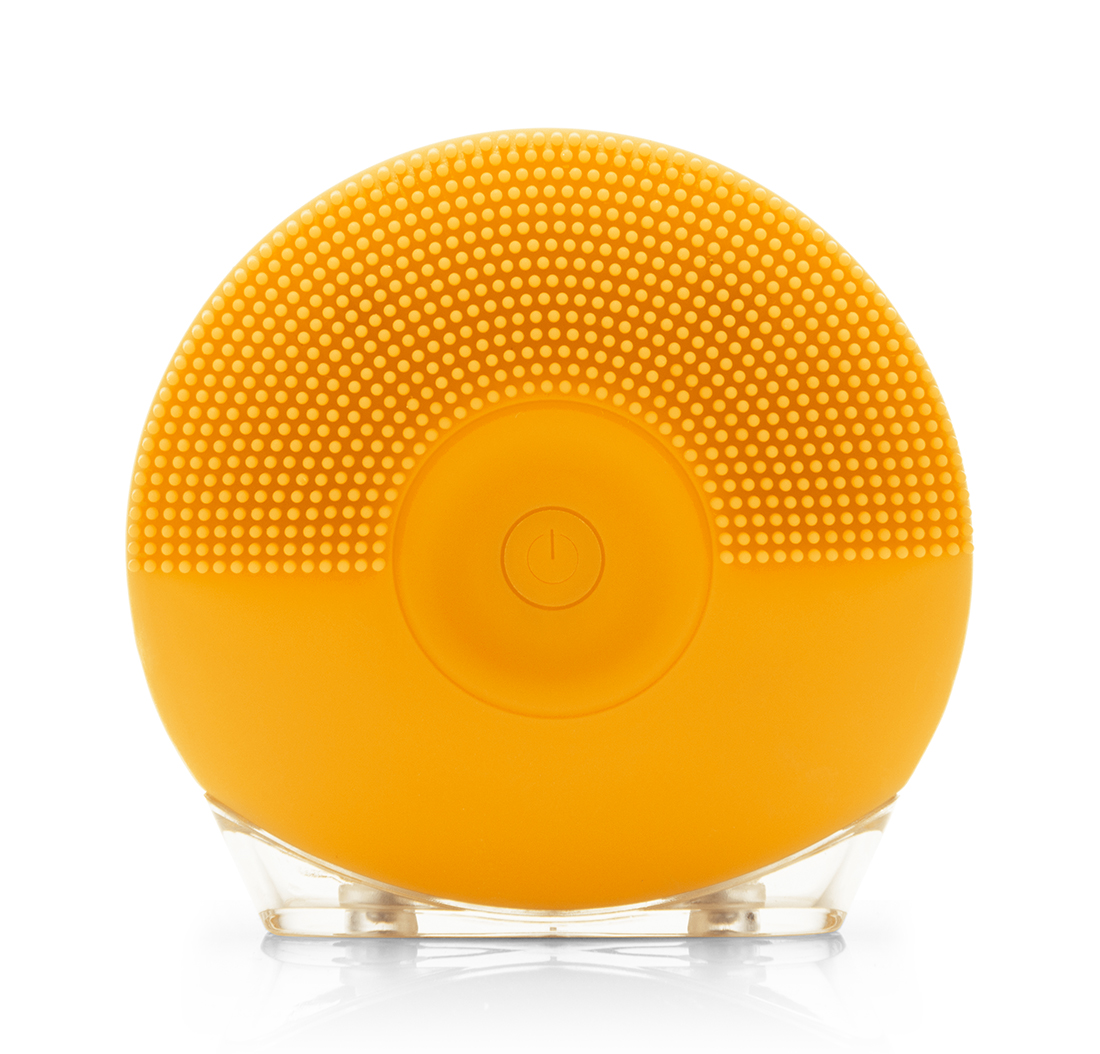 MINI SILICONE FACIAL CLEANSING BRUSH (Yellow) (USB)