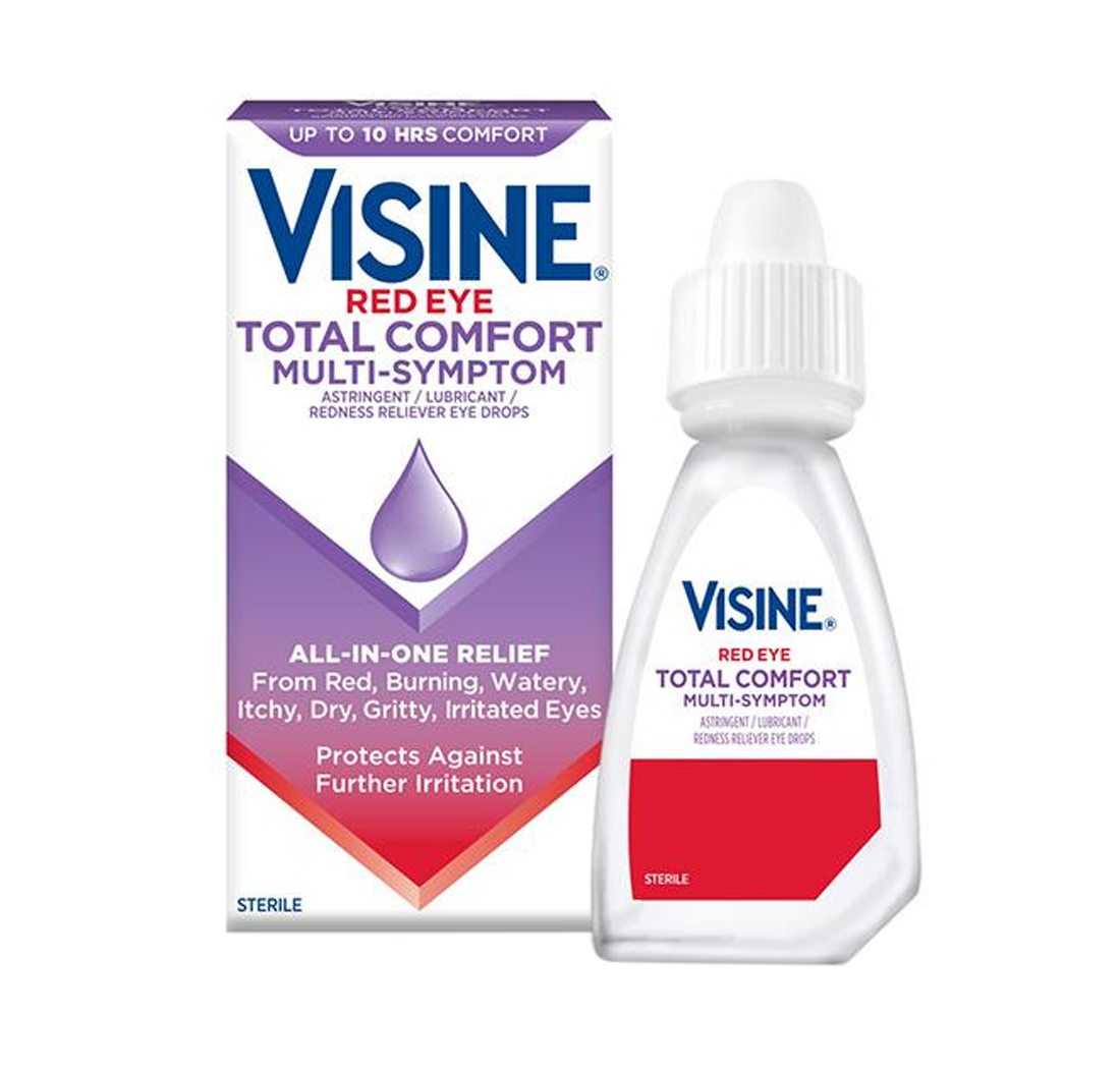 VISINE EYE DROPS (Total Comfort) (0.5 oz) 15ml by Visine - BIOVEA USA