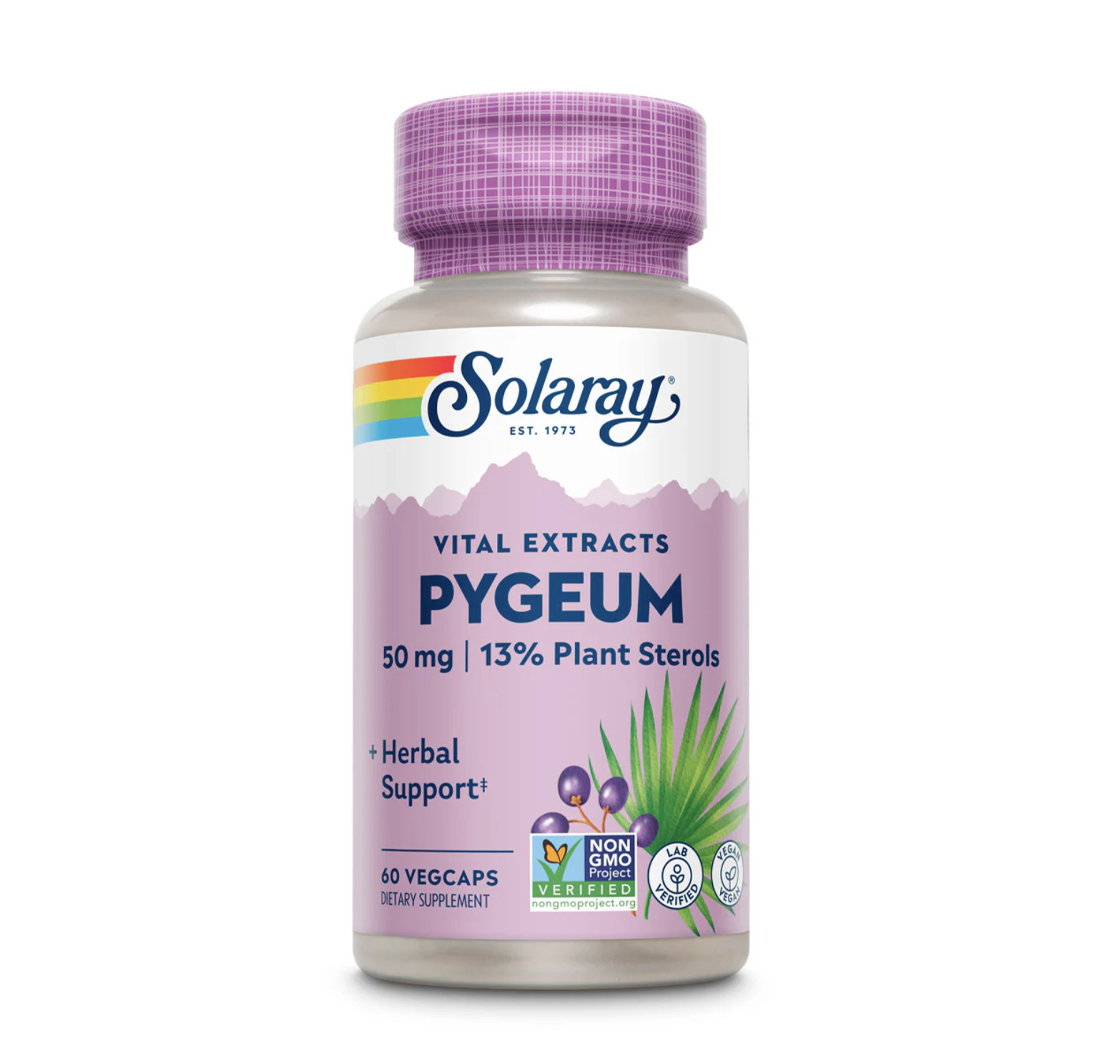 PYGEUM BARK EXTRACT 50mg 60 Vegetarian Capsules