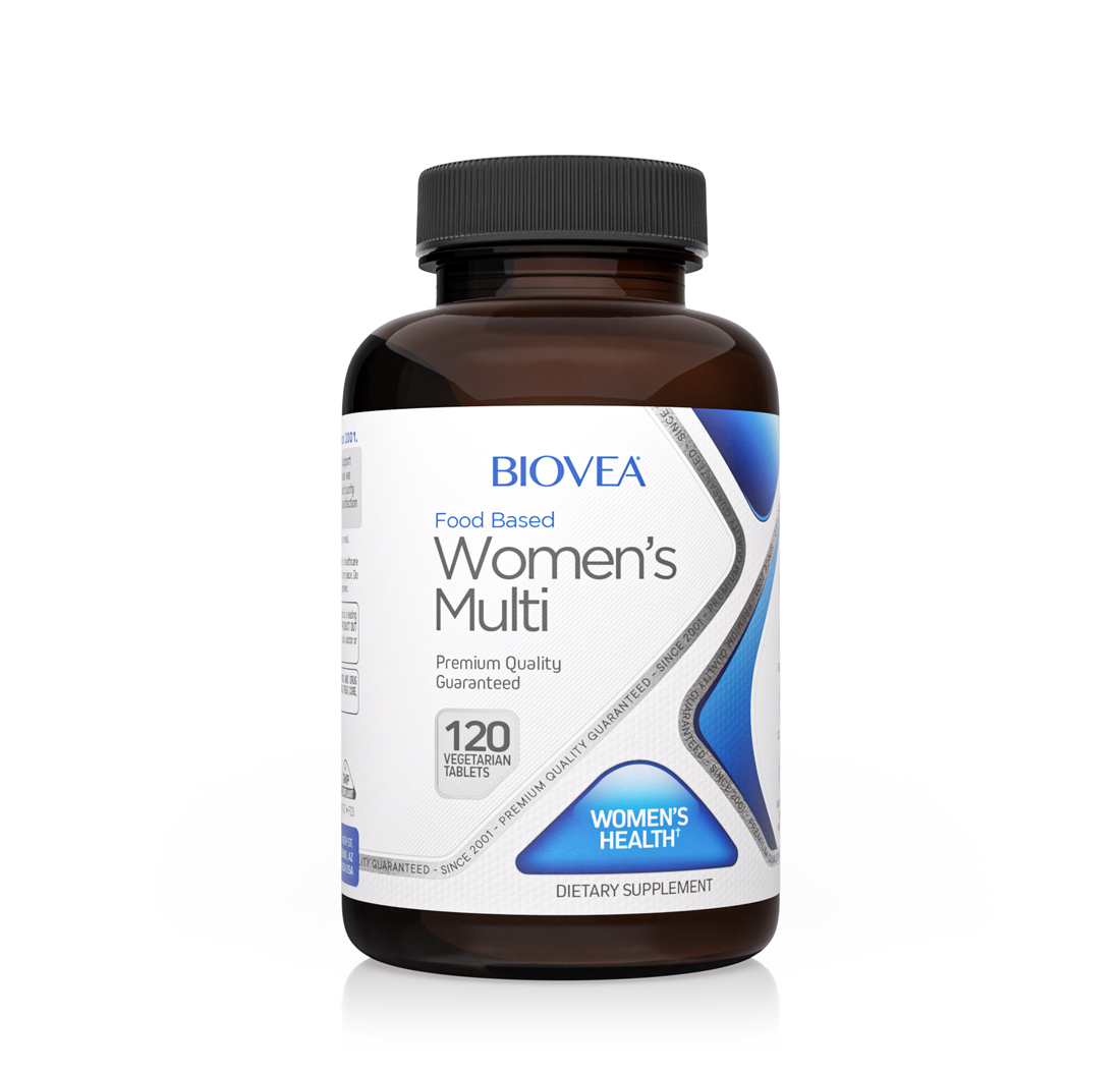 WOMEN'S MULTIVITAMIN (Food Based) 120 Vegetarian Tablets